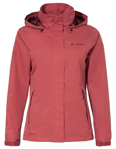 VAUDE Regenjacke Damen leicht - Women's Escape Light Jacket, wasserdichte Outdoor-Jacke, atmungsaktiver Windbreaker mit Kapuze, Klimaschonende Wanderjacke
