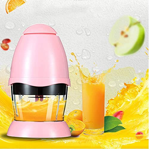 KGBNYS Exprimidor de cítricos, máquina de suplementos dietéticos para niños, picadora de carne eléctrica multifunción, pequeño jugo doméstico, amasadora de puré de patatas, ketchup, portátil, rosa