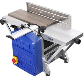 GarveeTech Potente pialla da banco, potenza 1250 W, basso rumore e basso lavoro di polvere, piano di alimentazione esteso per pialla spessa, ideale per legno duro e morbido