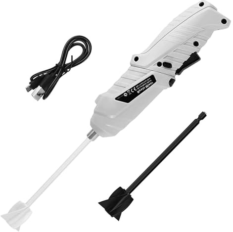 Mélangeur de résine époxy portable rechargeable, agitateur pour moules en silicone, bricolage de moules en résine