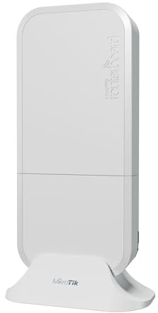 Mikrotik wAP ax US Version (wAPG-5HaxD2HaxD-US) Dual-Chain Wi-Fi 6 (802.11ax), 2x2 MIMO, Weatherproof Design for Indoor and Outdoor use