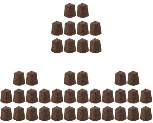 YARNOW 4 Set Blocco di Piantine Pottd Fertilizzante per Piante Bloccare Terreno delle Piantine Coltivazione Fuori Suolo Blocco di Torba Vegetale Blocco Matrice di Torba Brown 10 Pezzi * 4