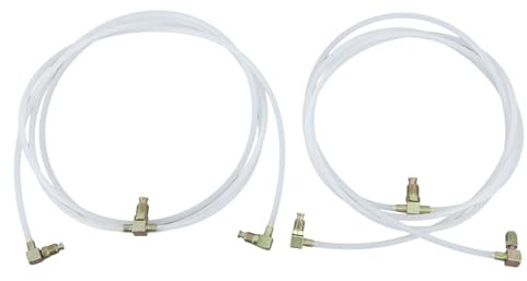 Mangueras Hidráulicas para Capota Convertible 2PCS Líneas Flexibles de Fluido para Gran Sport Skylark Electra LeSabre 116in Ajuste Preciso Fácil Instalación