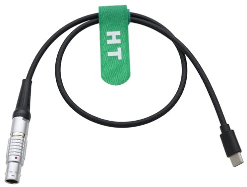 HangTon Run Stop Record Control Cable for ARRI Alexa Mini, Mini LF Camera and DJI Focus Pro Motor, USB-C to 7-pin, 50cm