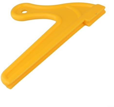 Besttoolifes Set di blocco e bastone per sega da tavolo, per la lavorazione del legno, impugnatura ergonomica antiscivolo, strumenti di sicurezza, paramani in plastica gialla per uso con sega e pialla