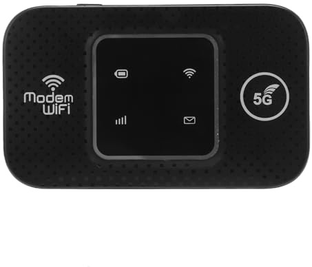 TIKATARER 4G Portable USB Modem, Unlocked Mobile Hotspot with SIM Card Slot, 300Mbps Speed, 3000mAh Rechargeable Battery Router for 10 Devices Connection Travel Internet (Black)
