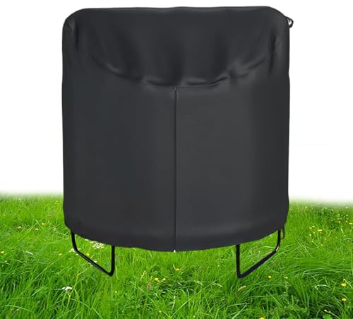 Funda de cama elástica para invierno, plegable, resistente, cubierta protectora redonda para trampolín, para patio, jardín, patio, sol, nieve, saltar, cama, mantenimiento de protección