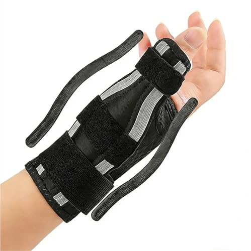nplaseta Daumenbandage Rechts und Links, Verstellbare Daumenorthese Rechts Atmungsaktive Daumenschiene Handgelenkstütze, Ergonomische Daumensattelgelenk Bandage zur Daumen Verletzungen Arthrose