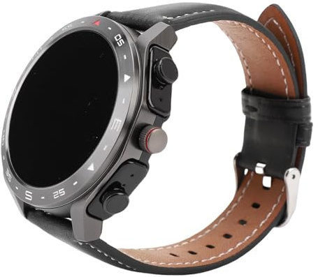 Xiuganpo Montre Connectée avec écouteurs sans Fil, écran HD 360px, Appels Bluetooth Antibruit, étanche IP67, Suivi de Forme, pour Hommes et Femmes