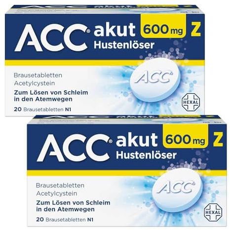 ACC® akut 600 mg Z Hustenlöser, Brausetabletten 2x20 St