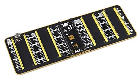 GPIO Extension Board für Raspberry Pi Pico, Vier Sätze 2x20 Standard Raspberry Pi Pico GPIO Header zum Anschließen Weiterer Erweiterung Module, USB Stromeingangsanschluss