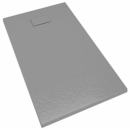 Plato de Ducha Moderno y Resistente - SMC con Superficie Antideslizante, Fácil Limpieza, 120x70cm para Baño