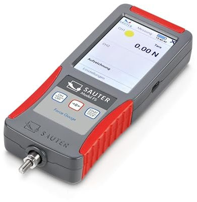 Sauter FS 4 - Digitales Premium Kraftmessgerät, mit Anschlussmöglichkeit für bis zu 4 externen Messzellen