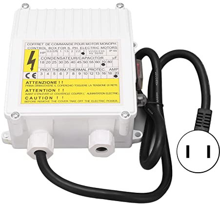 Scatola di Controllo della Pompa per Pozzi Profondi Scatola di Controllo della Pompa Sommersa Scatola di Controllo delle Parti della Pompa Dell'acqua 2.2KW 70uf 20A