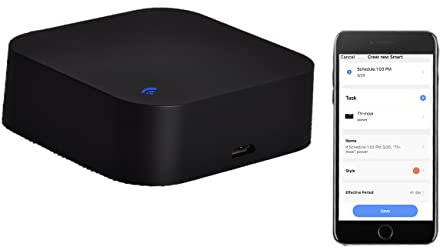 Good Wife Telecomando universale IR Smart TUYA Hub, WiFi intelligente IR (a infrarossi), per automazione domestica, TV, telecomando per funziona con Alexa/Google Home Wi-Fi (2.4 Ghz) (square)