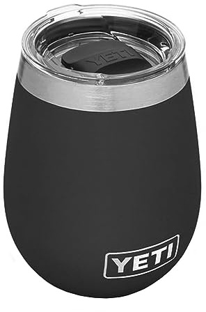 YETI Rambler Weinbecher Mit MagSlider-Deckel, Black, 10 oz (295 ml)