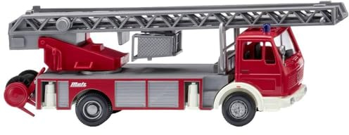 Wiking 061803 H0 Mercedes Benz Feuerwehr, Metz DLK 23-12 rot Spur HO 1:87