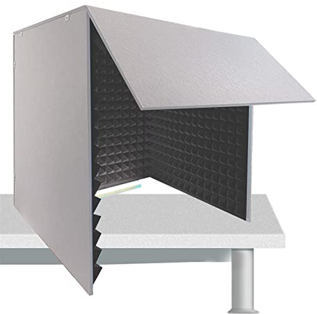 Sound Proof Foam Panels Vocal Booth 80*80*80CM Sound Proof Panels for Walls Portable Soundproof Booth Sound Recording Vocal Booth Box for conferences and broadcasts microphone soundproofing (Blue )