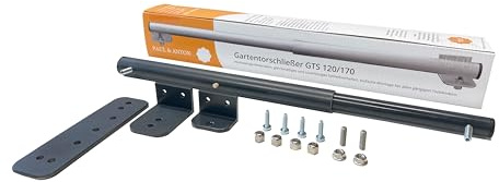 Cierrapuertas Camelion 120/170 Soft Close hidráulico para puerta exterior de hasta 100 cm - gris antracita mate (RAL 7016)
