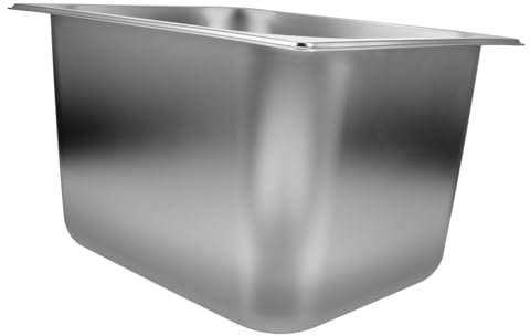 COLLBATH Buffet Acier Inoxydable Avec Couvercle Plat Pour Service Alimentaire Récipient De Présentation Pour Événements Et Restaurants Inox Et Facile à Nettoyer