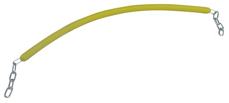 Rubber Coated Stable Stall Chain (Choice of Colour Plain End Horse Stable Door Guard) (Yellow)