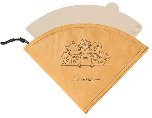 Djowyh Kaffeefilterhalter Aufbewahrung | Kaffeefilterhalter - Kaffeefilter Papierspender Rack | Manuelle Kaffeefilterpapier Geldbörse Für Café-Bar, Küche, Zuhause