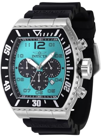 Invicta Pro Diver 47285 Herrenuhr - Quarzwerk - Edelstahl mit blauem Zifferblatt - 51 mm