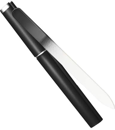 Lime à ongles en verre - Lime à ongles de manucure, gravure double face, étui portable en verre | Lime à ongles professionnelle en verre pour façonner les ongles naturels