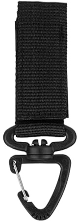 Wezalget Mosquetón de nailon para cinturón, mosquetón para exteriores, hebilla táctica, mosquetón de engranaje, mosquetón para colgar cinturón, mochila, llavero, mosquetón, para escalada, senderismo,