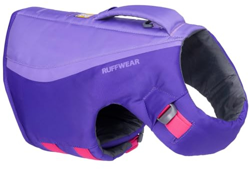 Ruffwear Float Coat Hundejacke, Auftrieb und Auftrieb, Hundeweste für sicheres Schwimmen, Bootfahren, Wassersport, Purple Lily, XSS