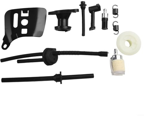 HOHOVYVY Kit di riparazione per motoseghe da 25 CC a 2 tempi, tubo del carburante, trasmissione a vite senza fine
