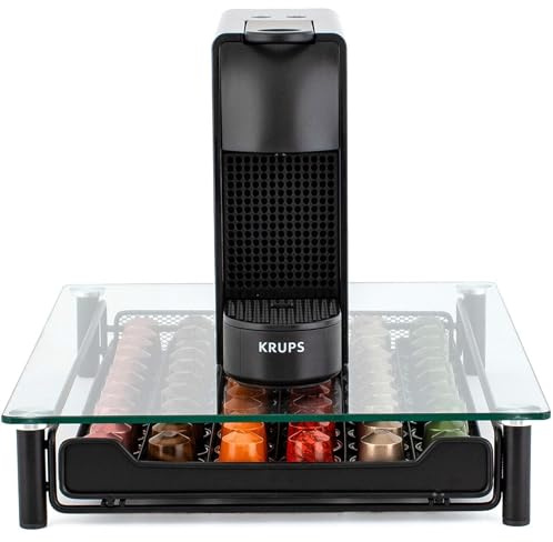 LUCKYSENSE Capsule Support pour 60 café Nespresso | Distributeur de capsules de café