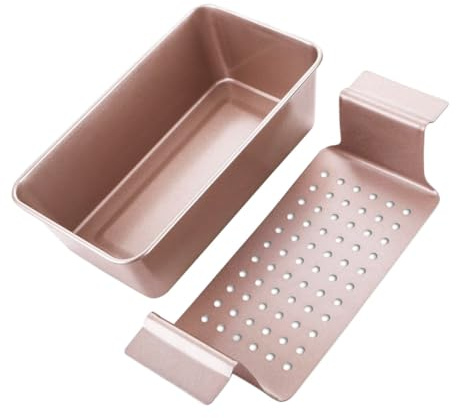 Warmhm Moule à Acier Antiadhésif avec Insert Moule Mie pour Cuisson Maison Capacité pour Toast et Gâteau