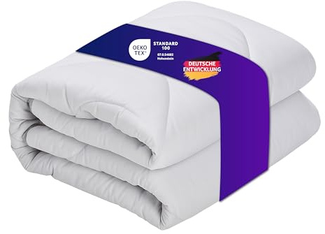 Traumnacht SleepGuard Silverplus Steppdecke, hygienisch und antibakteriell, 135 x 200 cm, Öko-Tex Zertifiziert, produziert nach deutschem Qualitätsstandard