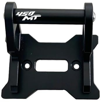 SHYYBD Support De Navigation GPS pour Moto pour CFMOTO 450MT 450 MT 2024-2025, D'extension pour Smartphone Support Barre Avant GPS(Noir1,12mm)