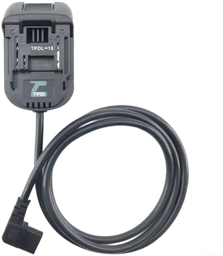 Câble adaptateur de batterie pour outil électrique 18 V 1,5 m Cordon en plastique jaune léger pour perceuses Bosch, scies, meuleuses, tondeuses à gazon et autres outils compatibles (B)