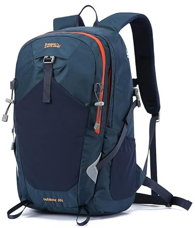 Waniki 30L Wanderrucksack Herren Damen Reiserucksack Wasserdicht Rucksack | Outdoor Trekkingrucksack Leicht Groß Rucksäcke Backpack Tagesrucksack für Wandern Radfahren Klettern Camping Sport Reisen