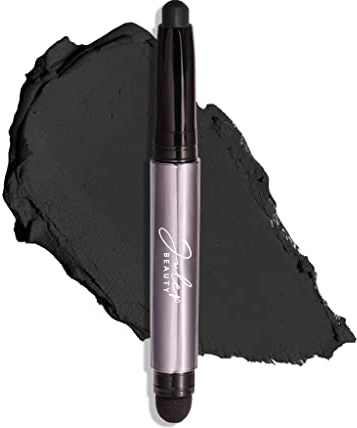 Julep Eyeshadow 101 Crème-to-Powder Eyeshadow Stick (Onyx Black Matte) Long-Lasting, Waterproof Eye Shadow - Blendable, Crease-Proof with Built-In Smudger