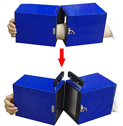 ZQION Dis Armed One-Person Portable Stage Illusions Magic Tricks Professional Magician Props Mentalism Magic Gimmick