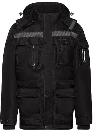 Arctix Men's Performance Tundra Jacket With Added Visibility, Black, Medium Tall