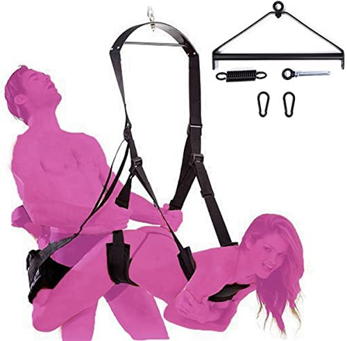 Ensemble de contraintes pour kit de bondage sexuel Balançoire Cadre 800lb Plafond Balançoire Chaise for Chambre Adultes Sexe Suspendu Balançoire 360 ​​Pivotant Balançoire Chambre Balançoire Outils de