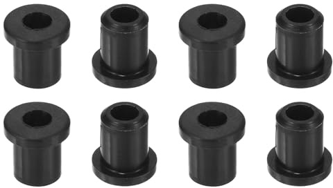 sourcing map Rubber Grommets 1/4(6mm) DH 3/16(4mm) ID Hole Plug 36Pcs | Top Hat Grommet,Black Silicone Rubber Hole Gasket,for Wiring, Automotive