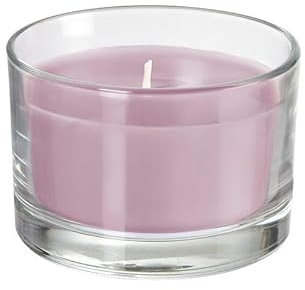 12x Duni Kerzenglas 6 x Ø 8,5 cm 18 Std. Paraffin-Mischung mit Kerzenhalter aus Glas