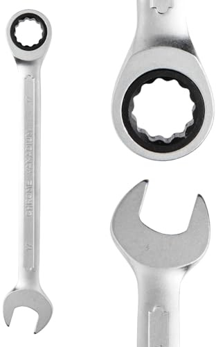 B2C Ratchet Spanners Combination Ratchet Wrench Spanner 72T Fixed CRV 8mm - 32mm for Workshop Garage Home DIY Hand Tool Torx (32mm)