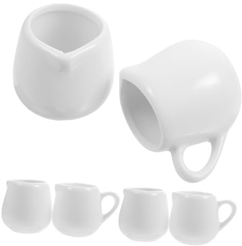 Generico 6pezzi Brocche Per Latte e Salse Tazze Pratiche Per e Bevande Design e Facile Da