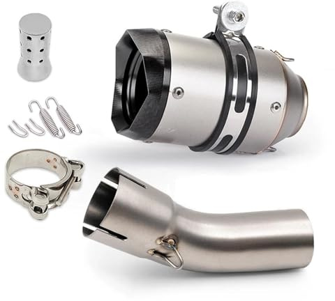 JAYWIS Exhaust Muffler Pipe Motorcycle Exhaust Pipe For K&awasaki For Ninja ZX-4R ZX-4RR ZX4RR ZX4R 2023 Exhaust Slip-On Pipe Middle Link Pipe Set End Silencer(Color 6)