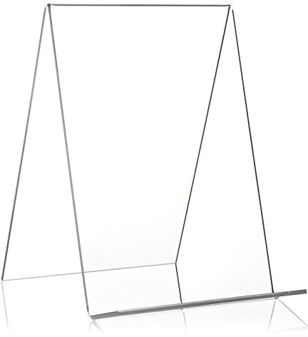Buchständer/Buchaufsteller als Warenträger und Schrägsteller im DIN A5 Format aus original PLEXIGLAS®