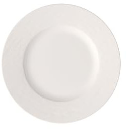 Villeroy & Boch 10-4240-2640 Manufacture Rock Breakfast Plate, Premium Porcelain, White