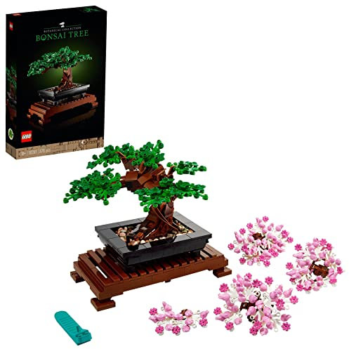 Lego Botanicals Bonsaï - Cadeau pour la Fête des Mères & pour Adulte Passionnée(e) de Plantes - Projet Créatif DIY de Plante Artificielle - Objet Floral de Décoration Intérieure 10281