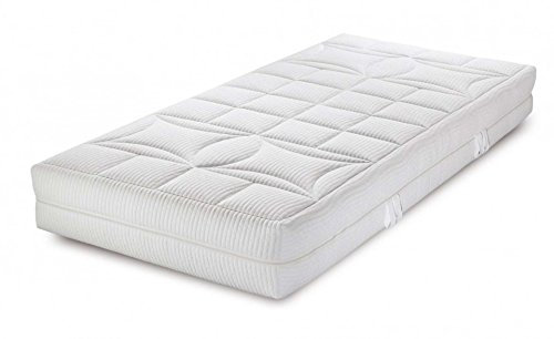 Malie 5-Zonen Taschenfederkernmatratze Big Star XXL, Baumwolle, H4, 90/200